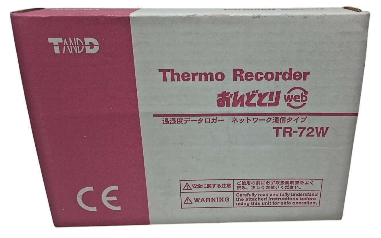 ■○ TR-72W T＆D Thermo Recorder おんどとり web インターネット/LAN/ネッ トワーク機能搭載 温湿度データロガー 通電確認OK